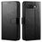 For Google Pixel 10a Case Stand Card Holder Wallet Leather Phone Cover - Black - 1