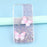 For Samsung Galaxy A57 5G Case Epoxy PVC Butterfly TPU Aesthetics Phone Cover - Pink - 5