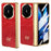 For Huawei Mate X7 Case Horse Pattern Hinge Protection Hard PC Phone Cover with Front Screen Protector - 1