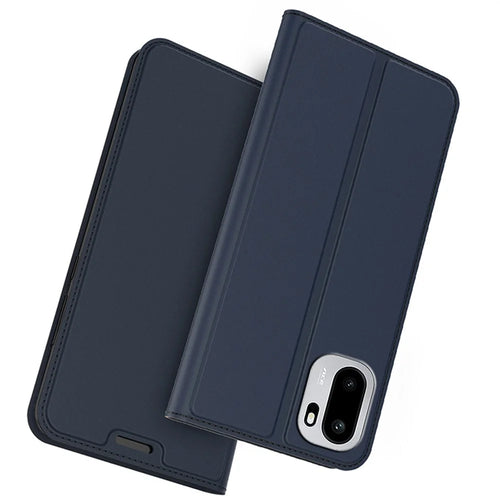 For OnePlus 15R 5G / Ace 6T 5G / Ace 6 5G Case PU Leather Phone Cover with Card Holder Stand - Blue - 1