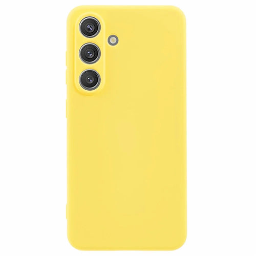 For Samsung Galaxy S26 Case Arc Edge 2.0mm TPU Protective Phone Cover - Yellow - 1