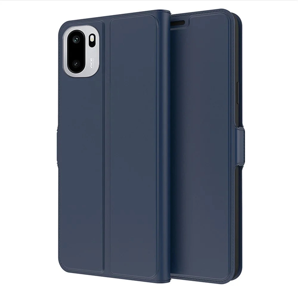 For OnePlus 15R 5G / Ace 6T 5G / Ace 6 5G Case Shockproof TPU Inner Shell Leather Phone Cover Card Slot - Blue - 1
