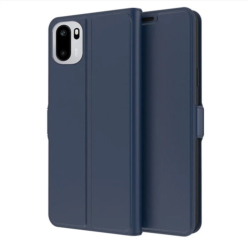 For OnePlus 15R 5G / Ace 6T 5G / Ace 6 5G Case Shockproof TPU Inner Shell Leather Phone Cover Card Slot - Blue - 1