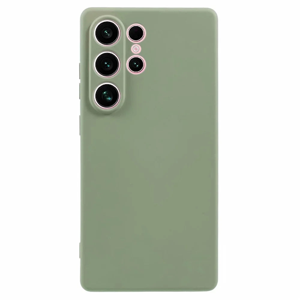 For Samsung Galaxy S26 Ultra Case Arc Edge 2.0mm TPU Protective Phone Cover - Green - 1