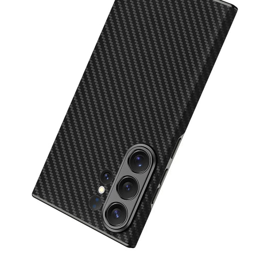 GKK For Samsung Galaxy S26 Ultra Case Skin Touch PC + PU Leather Slim Phone Cover - Black - 2