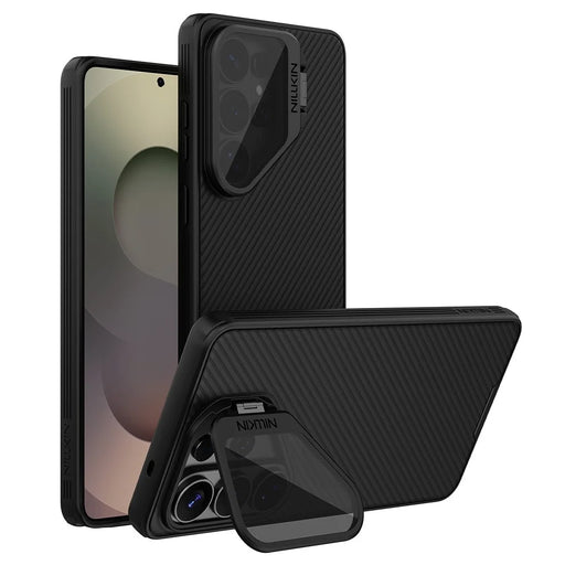 NILLKIN Camshield Prop Magnetic Series for Samsung Galaxy S26 Ultra Case Clear Lens Lid PC TPU Phone Back Cover - Black - 1