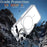 For iPhone 16 Case Compatible with MagSafe Lens Kickstand TPU Acrylic Phone Cover with Matching Hand Strap - White - 7