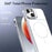 For iPhone 15 Plus Case Compatible with MagSafe Lens Kickstand TPU Acrylic Phone Cover with Matching Hand Strap - White - 5