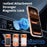 For iPhone 17 Pro Max Magnetic Case Glitter Design TPU PC PET Drop Proof Phone Cover - Transparent - 7