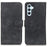 KHAZNEH For Samsung Galaxy A37 5G Case PU Leather Retro Texture Phone Cover - Black - 1