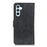 KHAZNEH For Samsung Galaxy A57 5G Case PU Leather Retro Texture Phone Cover - Black - 5