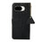 For Google Pixel 10a Case RFID Blocking Genuine Cow Leather Phone Cover Litchi Texture - Black - 7