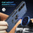 For Samsung Galaxy S26 Case PC + TPU Drop Defend Phone Cover with Ring Kickstand - Blue - 2