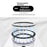 For iPhone 15 Pro Clear Magnetic Case Hard PC Phone Protective Back Cover Compatible with MagSafe - Black - 2