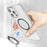 For iPhone 15 Pro Clear Magnetic Case Hard PC Phone Protective Back Cover Compatible with MagSafe - Black - 4
