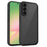 For Samsung Galaxy A37 5G Case Skin Touch Matte PC + TPU Anti-Drop Phone Cover - Transparent Black - 1