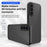 For Samsung Galaxy A37 5G Case Skin Touch Matte PC + TPU Anti-Drop Phone Cover - Transparent Black - 6