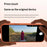 For iPhone 17 Pro Magnetic Phone Cover Skin Touch TPU + PC Shockproof Back Case Compatible with MagSafe  - Orange - 4