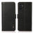 KHAZNEH for Samsung Galaxy A37 5G Phone Case Genuine Cow Leather Cover RFID Blocking - Black - 1