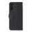 KHAZNEH For Samsung Galaxy A37 5G Case Genuine Cow Leather Flip Phone Cover - Black - 6