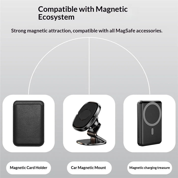 For iPhone 17 Magnetic Case 600D Fine Texture Aramid Fiber Phone Cover Compatible with MagSafe - 3