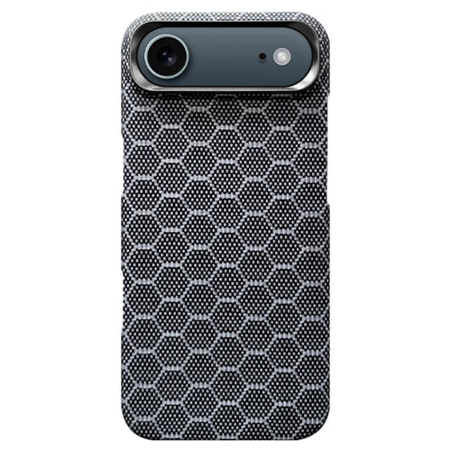 For iPhone Air Magnetic Case Honeycomb Texture Aramid Fiber Phone Cover Compatible with MagSafe - 1