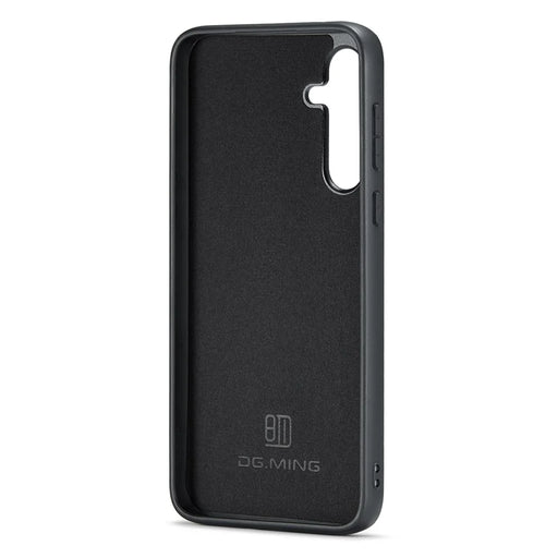 DG.MING For Samsung Galaxy S26+ Case PU Leather Covered PC + TPU Hybrid Phone Shell - Coffee - 2