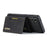 DG.MING M2 Series for Samsung Galaxy S26+ PU Leather Tri-Fold Multiple Card Slots Holder Pocket Purse - Black - 3