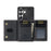 DG.MING M2 Series for Samsung Galaxy S26 Ultra PU Leather Tri-Fold Multiple Card Slots Holder Pocket Purse - Black - 2