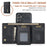 DG.MING M1 Series for Samsung Galaxy S26 Phone Case PU + TPU + PC Back Cover with Magnetic Tri-Fold Wallet Kickstand - Black - 7