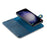 DG.MING for Samsung Galaxy S26 Case Detachable Wallet Stand Split Leather Phone Cover - Blue - 4