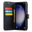 DG.MING for Samsung Galaxy S26+ Case Detachable Wallet Stand Split Leather Phone Cover - Black - 2