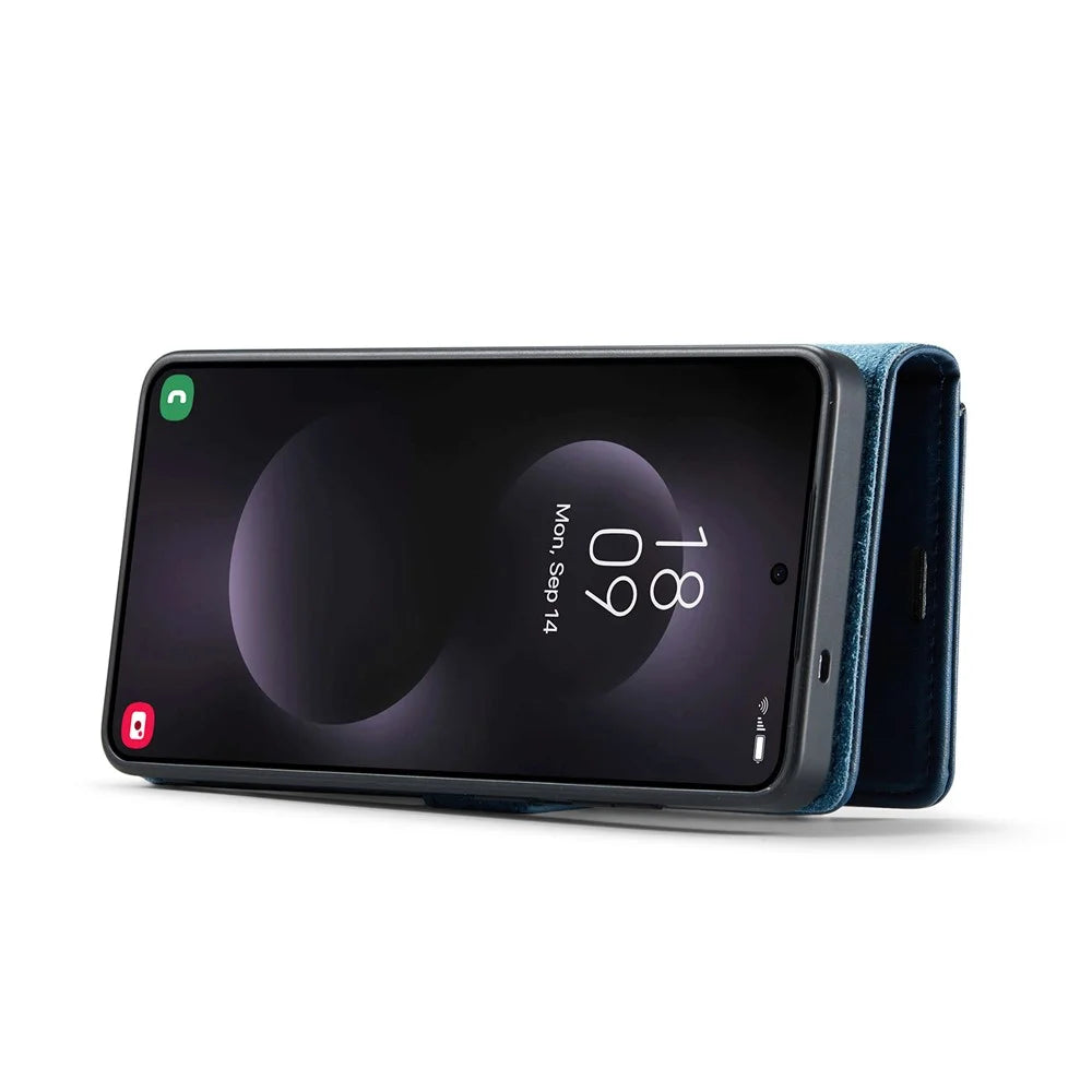 DG.MING for Samsung Galaxy S26 Ultra Case Detachable Wallet Stand Split Leather Phone Cover - Blue - 3