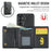 DG.MING M6 Series for Samsung Galaxy S26 Case RFID Blocking Wallet Multi-Layer Card Holder Coin Purse Bag - Black - 6