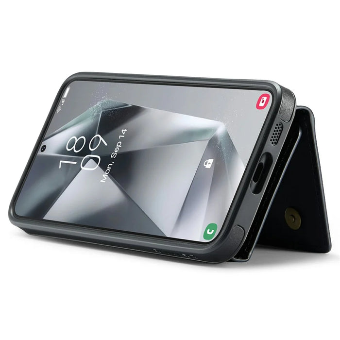 DG.MING M6 Series for Samsung Galaxy S26+ Case RFID Blocking Wallet Multi-Layer Card Holder Coin Purse Bag - Black - 5