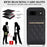 For Google Pixel 8a Case with Lanyard   /   Mirror   /   Card Holder Grids Pattern RFID Blocking Phone Cover - Black - 5