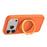 For iPhone 17 Pro Max Magnetic Case 360° Rotatable TPU PC Matte Phone Cover Compatible with MagSafe - Orange - 2
