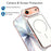 For iPhone Air Magnetic Case Dual Color Shockproof TPU PC Phone Cover Compatible with MagSafe - White - 4