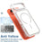 For iPhone Air Magnetic Case Dual Color Shockproof TPU PC Phone Cover Compatible with MagSafe - White - 5