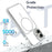 For iPhone 16 Magnetic Case Dual Color Shockproof TPU PC Phone Cover Compatible with MagSafe - White - 3