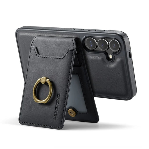 MAGKING K1 Series For Samsung Galaxy S26+ Magnetic Case PC + TPU + PU Phone Cover with Card Holder - Black - 2