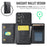 MAGKING K2 Series For Samsung Galaxy S26 Magnetic Case PC + TPU + PU Phone Cover with RFID Blocking Wallet - Black - 6