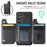 MAGKING K3 Series For Samsung Galaxy S26+ Magnetic Case Detachable Wallet PC + TPU + PU Phone Cover - Black - 6
