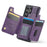 MAGKING K3 Series For Samsung Galaxy S26 Ultra Magnetic Case Detachable Wallet PC + TPU + PU Phone Cover - Purple - 3