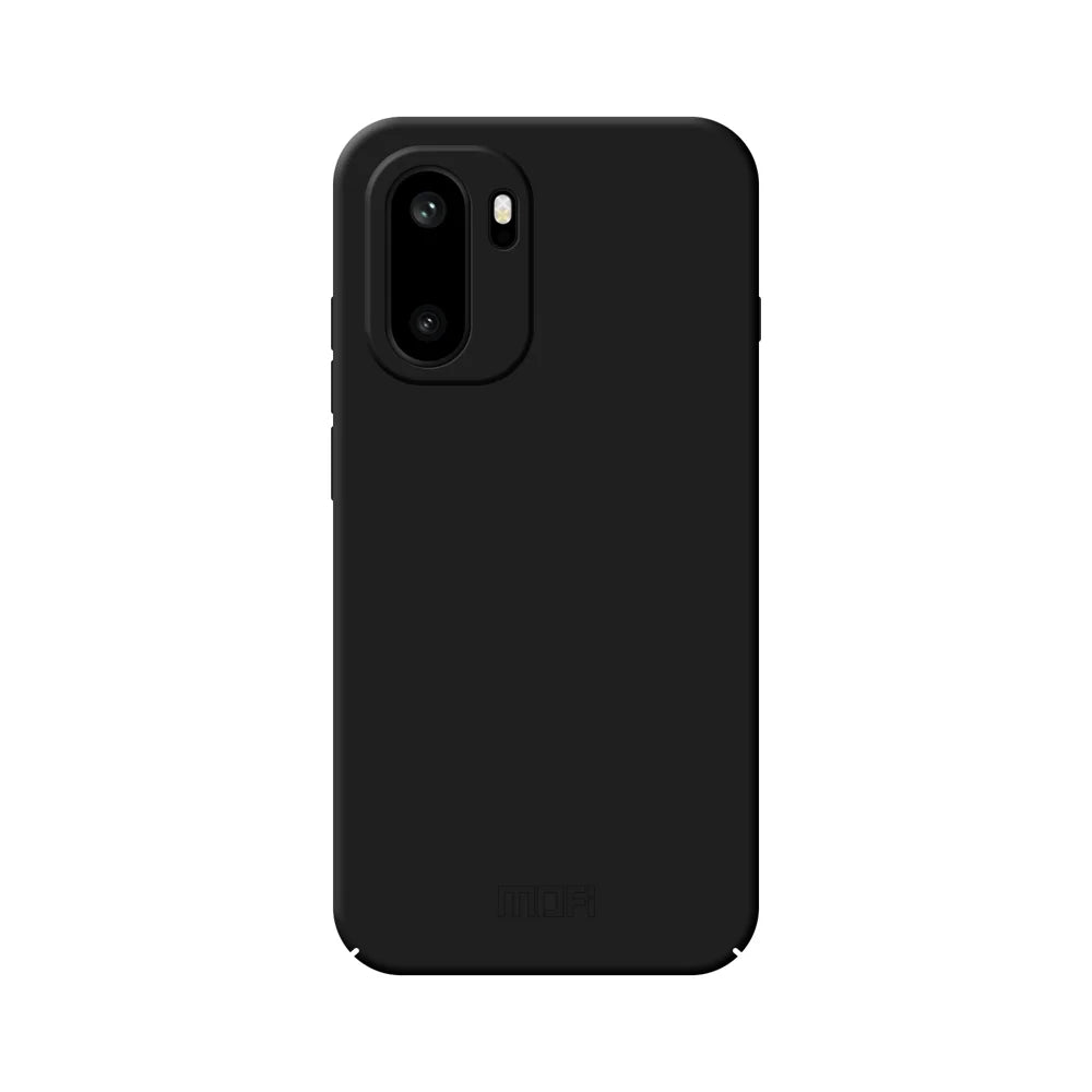 MOFI For OnePlus 15R 5G / Ace 6T 5G / Ace 6 5G Phone Case  JK Qin Series Skin-Touch Matte Anti-fingerprint Back Cover - Black - 1