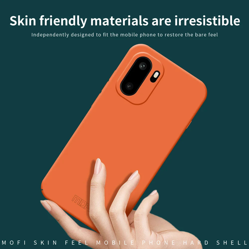 MOFI For OnePlus 15R 5G / Ace 6T 5G / Ace 6 5G Phone Case  JK Qin Series Skin-Touch Matte Anti-fingerprint Back Cover - Black - 4