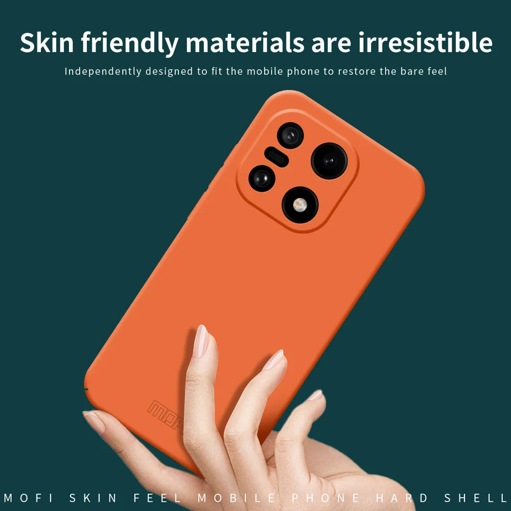 MOFI For OnePlus 15 5G Phone Case  JK Qin Series Skin-Touch Matte Anti-fingerprint Back Cover - Black - 4