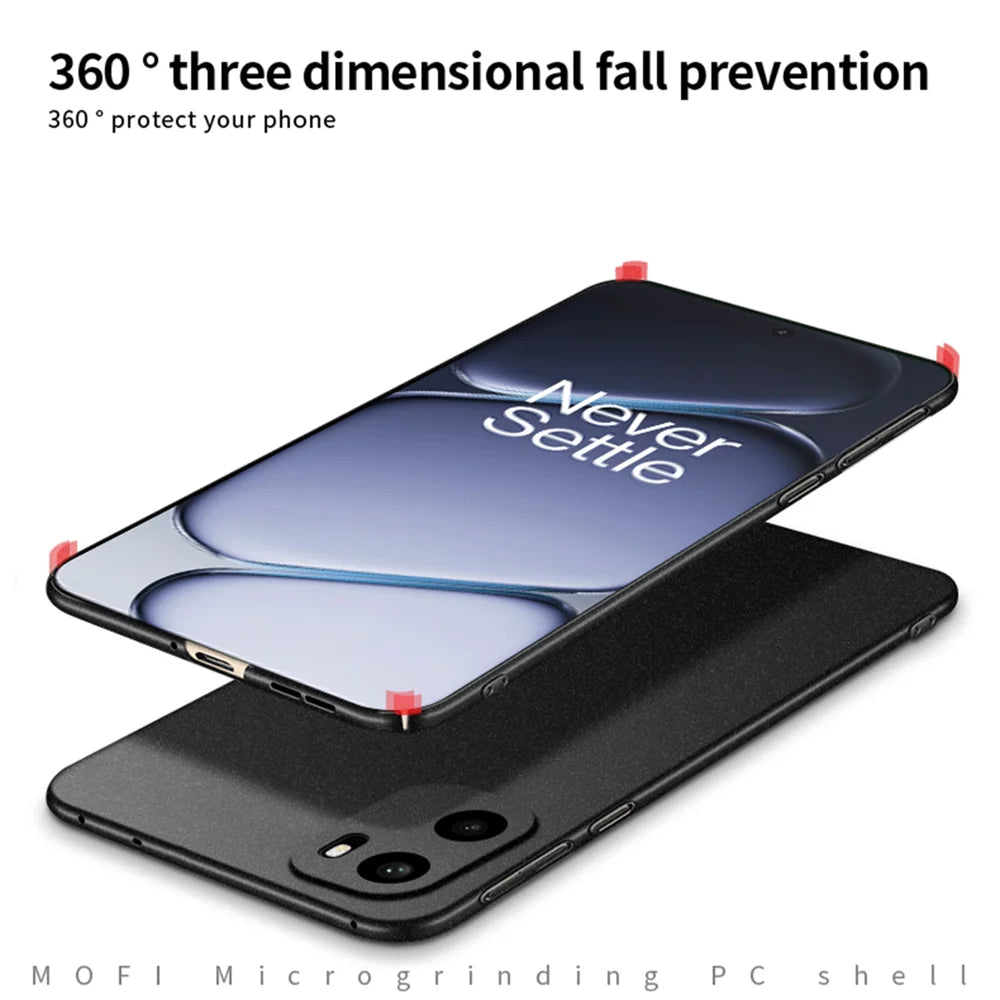 MOFI For OnePlus 15R 5G / Ace 6T 5G / Ace 6 5G PC Case  Shield Matte Series Slim Fit Phone Cover - Black - 4