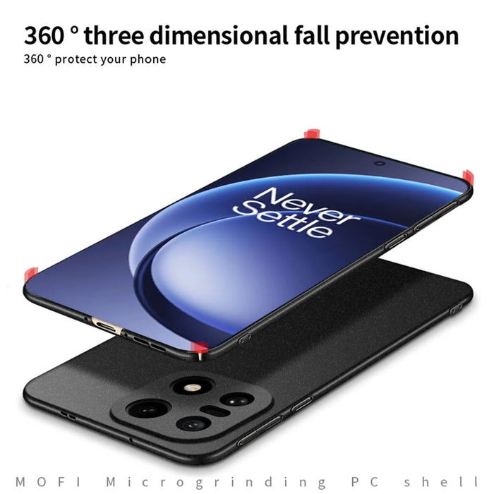 MOFI For OnePlus 15 5G PC Case  Shield Matte Series Slim Fit Phone Cover - Black - 4