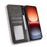 For vivo iQOO 15 5G Leather Case Wallet Stand Retro Texture Phone Cover - Black - 6